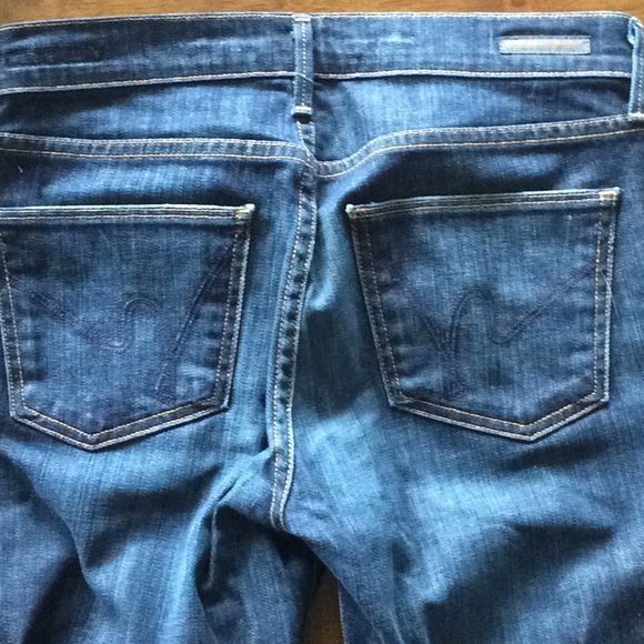 CITIZENS OF HUMANITY MEDIUM WASH BOOT CUT JEANS - Picture 4 of 5